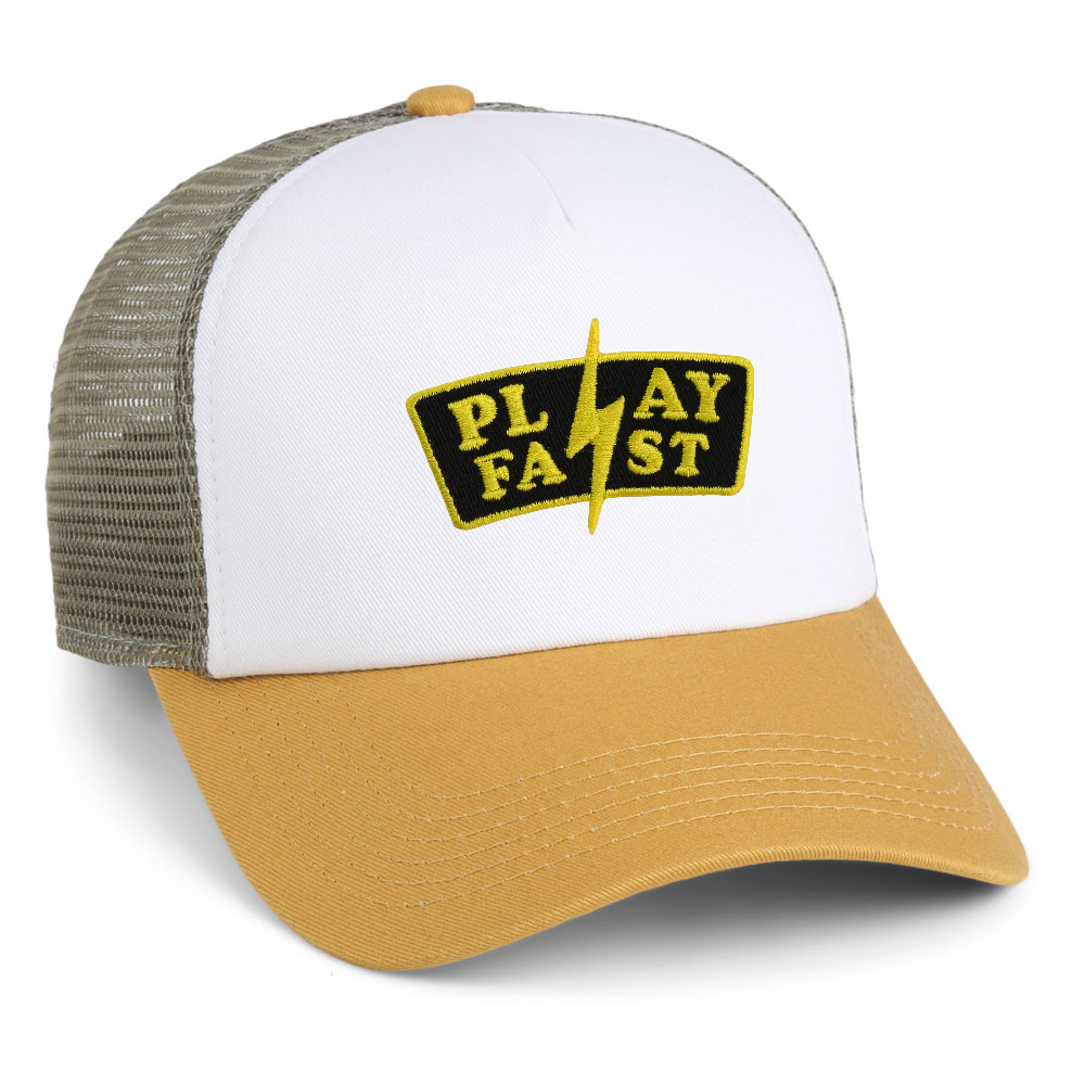 The Play Fast - Mesh Back Trucker Cap 