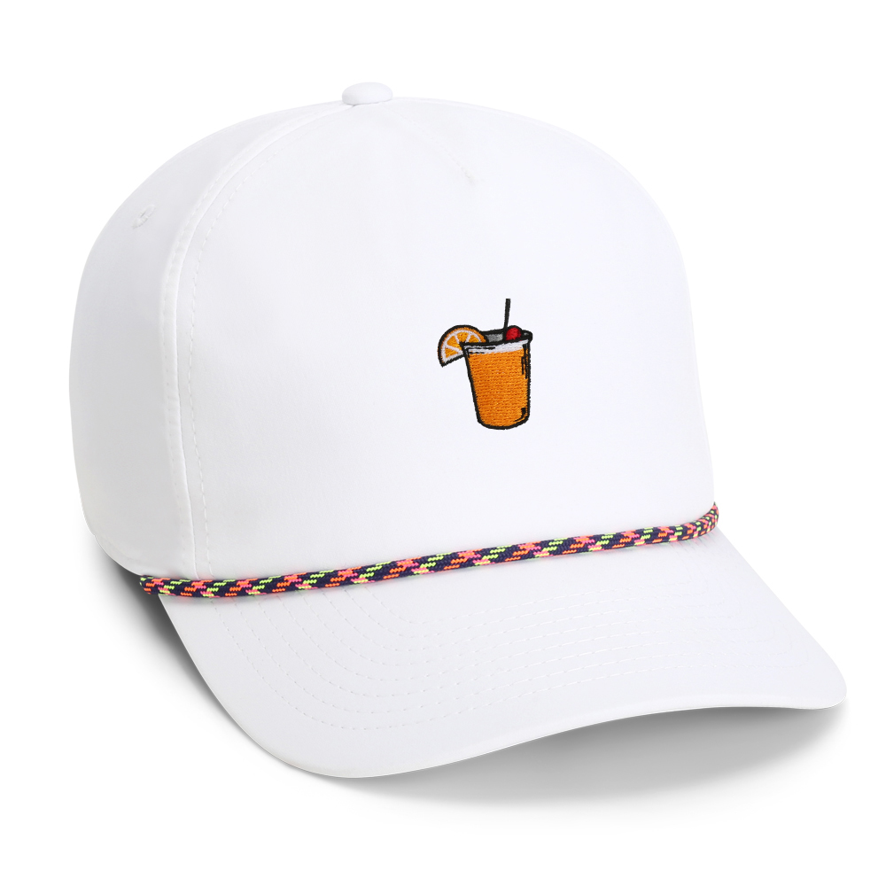 The Tequila Sunrise Retro Fit Rope Cap Imperial Headwear